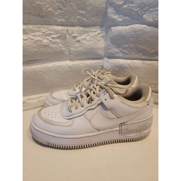 Nike Shoes - Nike Air Force 1 Shoes Shadow Triple White CI0919-100 Womens Size 10